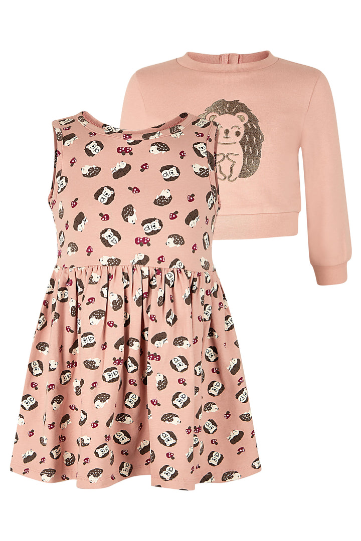 Happy Girls by Eisend Mädchen Kleid mit Pullover 953517-SET
