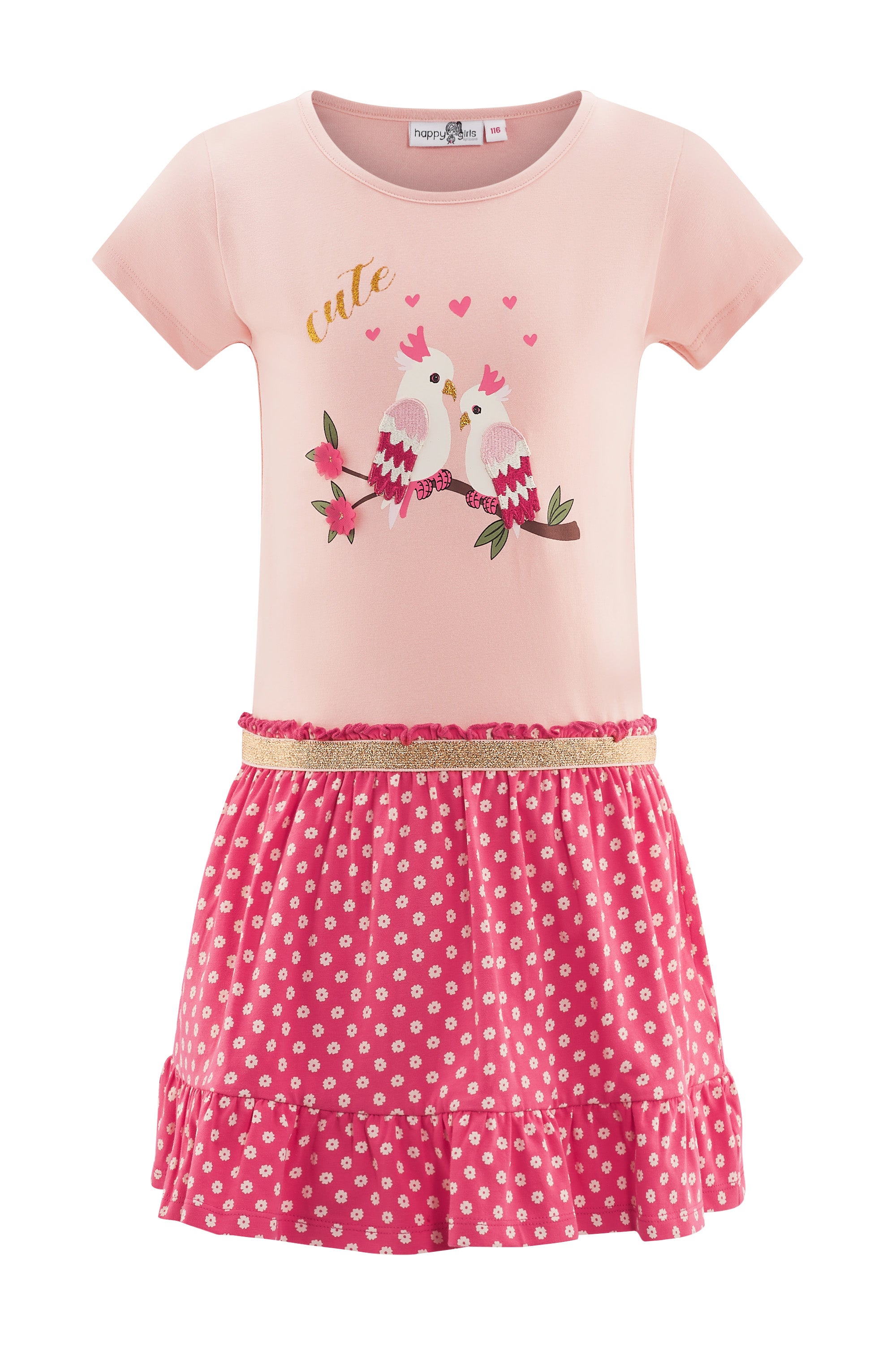 Happy Girls by Eisend Mädchen Kleid 961309 – powder pink