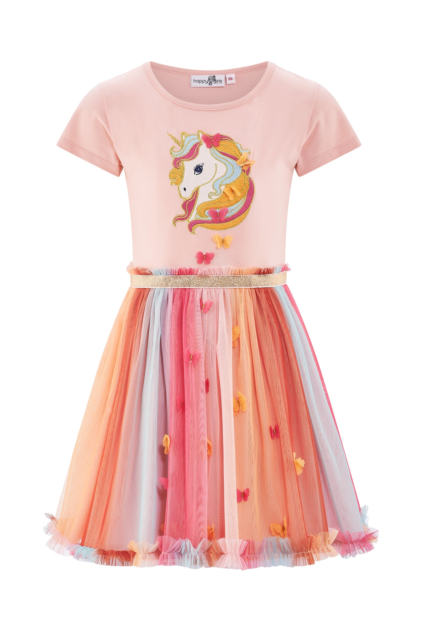 Happy Girls by Eisend Mädchen Kleid 961325 – powder pink