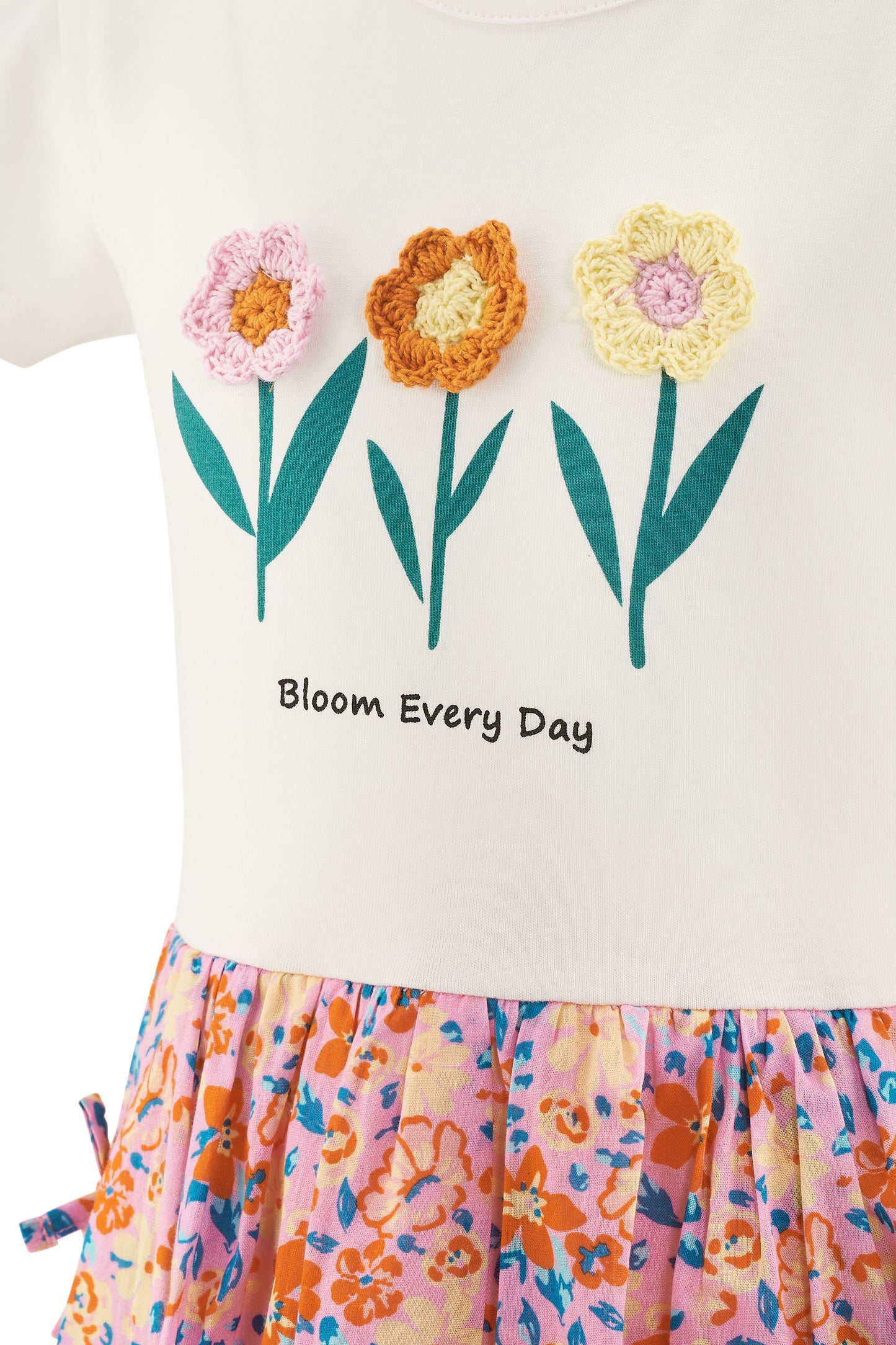 Happy Girls by Eisend Mädchen Kleid 961333 – ecru