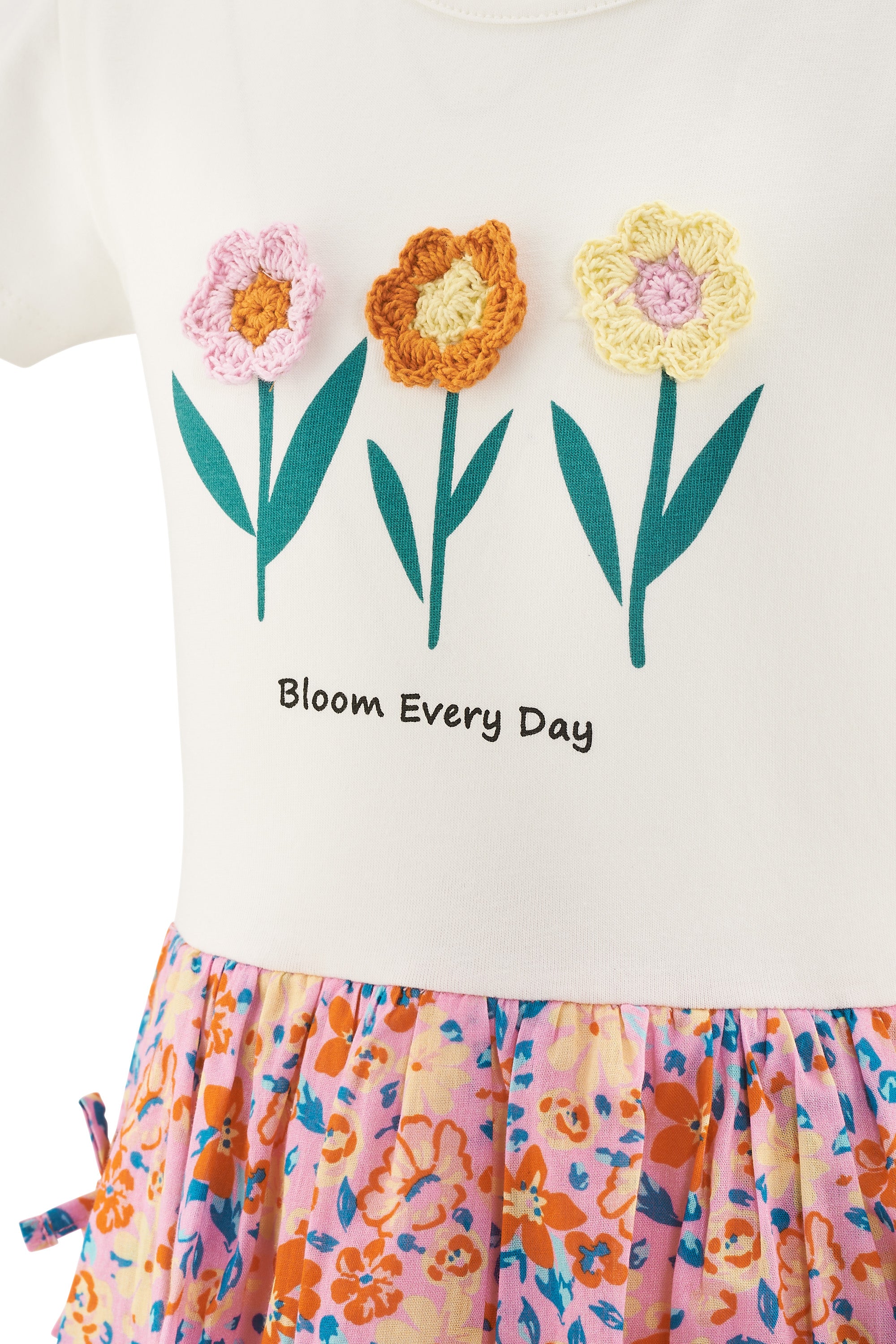 Happy Girls by Eisend Mädchen Kleid 961333 – ecru