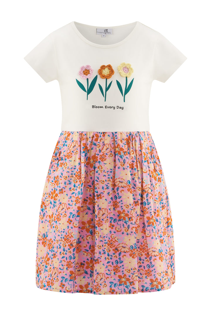 Happy Girls by Eisend Mädchen Kleid 961333 – ecru
