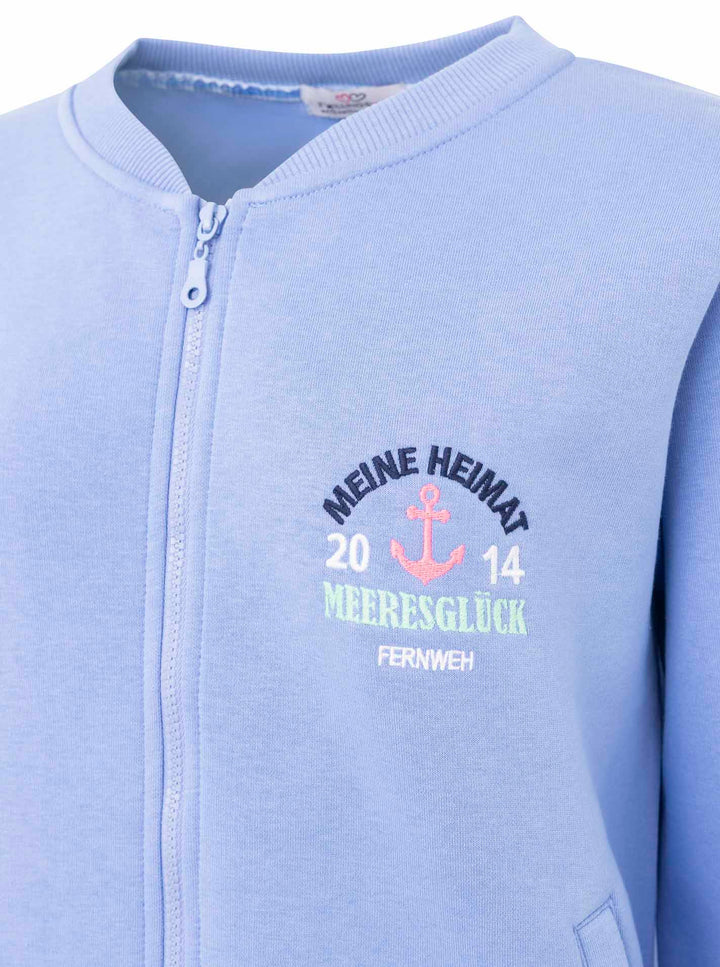 Zwillingsherz Damen Sweatbomberjacke "Meine Heimat"