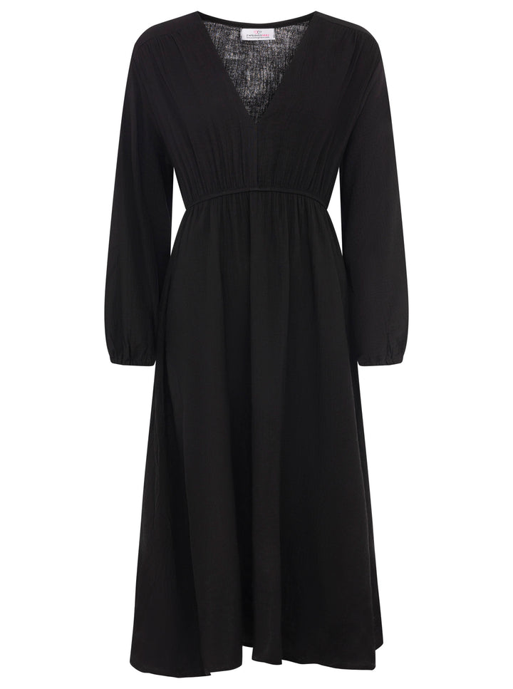 Zwillingsherz Damen Maxikleid BW "Uni"