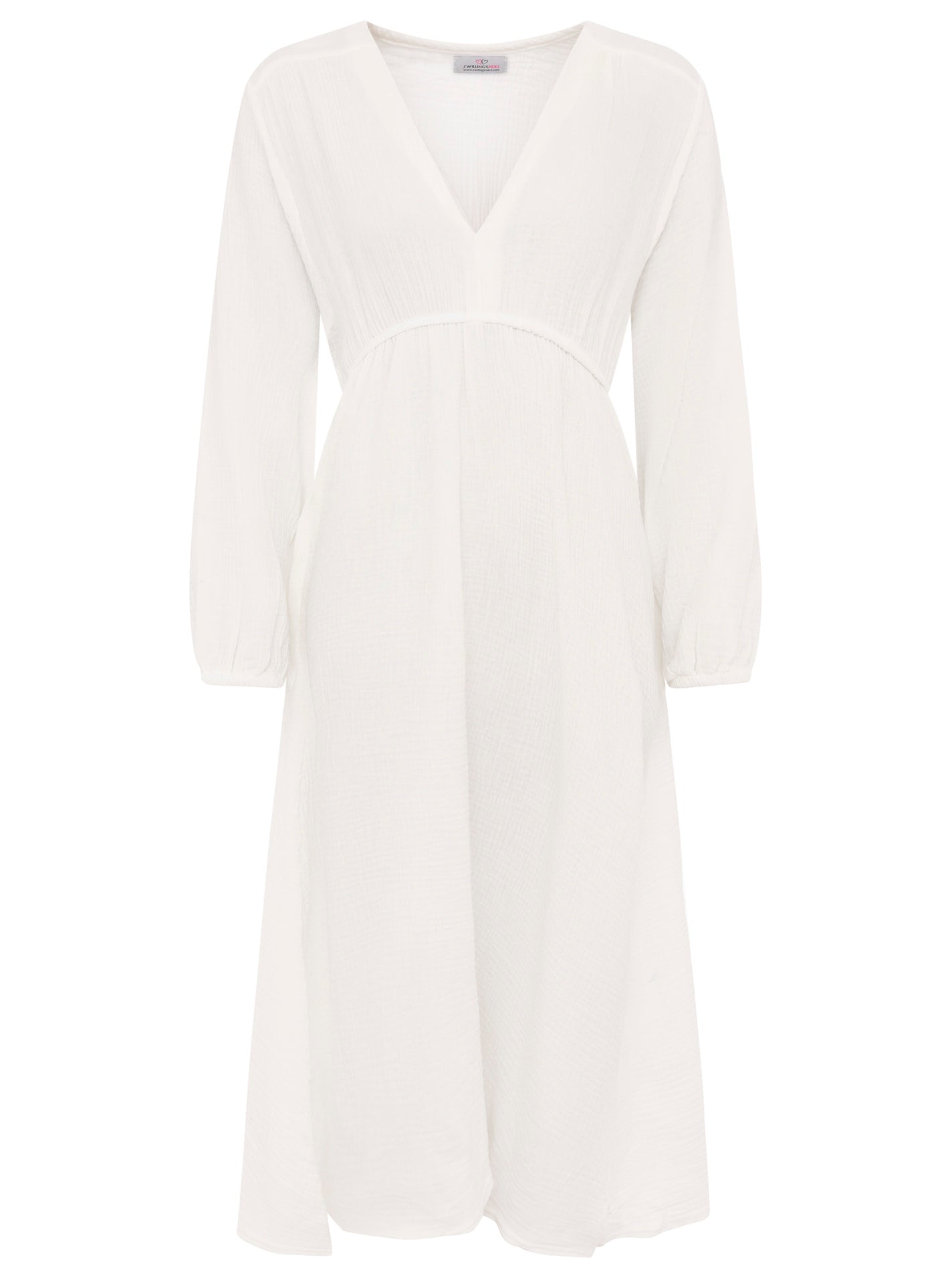Zwillingsherz Damen Maxikleid BW "Uni"