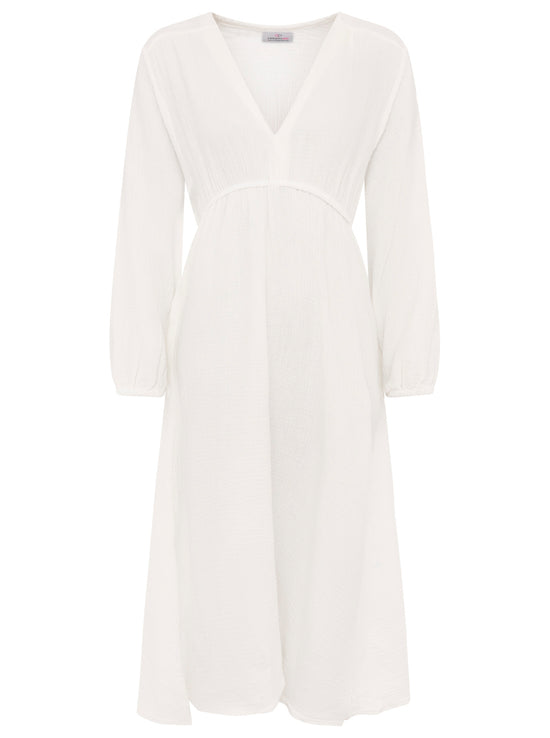 Zwillingsherz Damen Maxikleid BW "Uni"