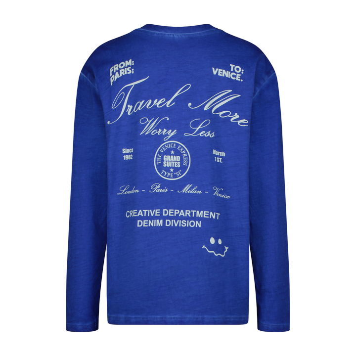 Vingino Jungen Langarmshirt  Hoff – street blue