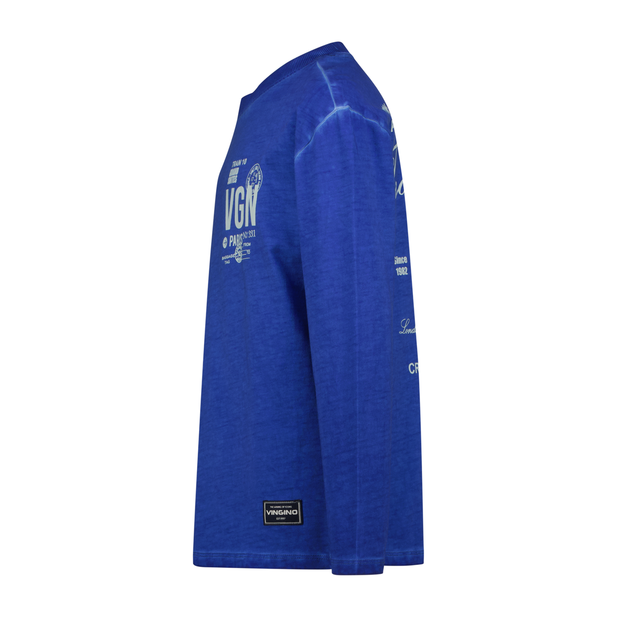 Vingino Jungen Langarmshirt  Hoff – street blue