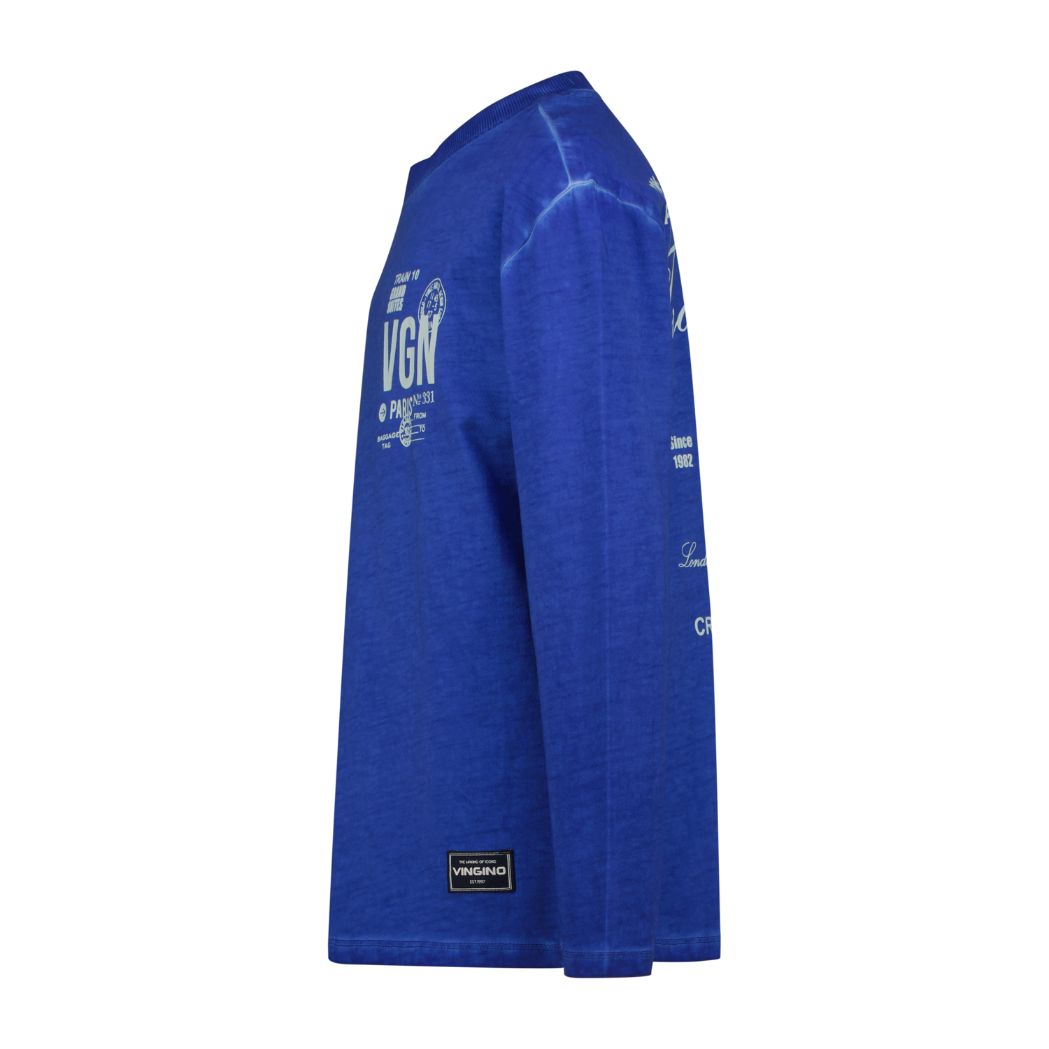 Vingino Jungen Langarmshirt  Hoff – street blue