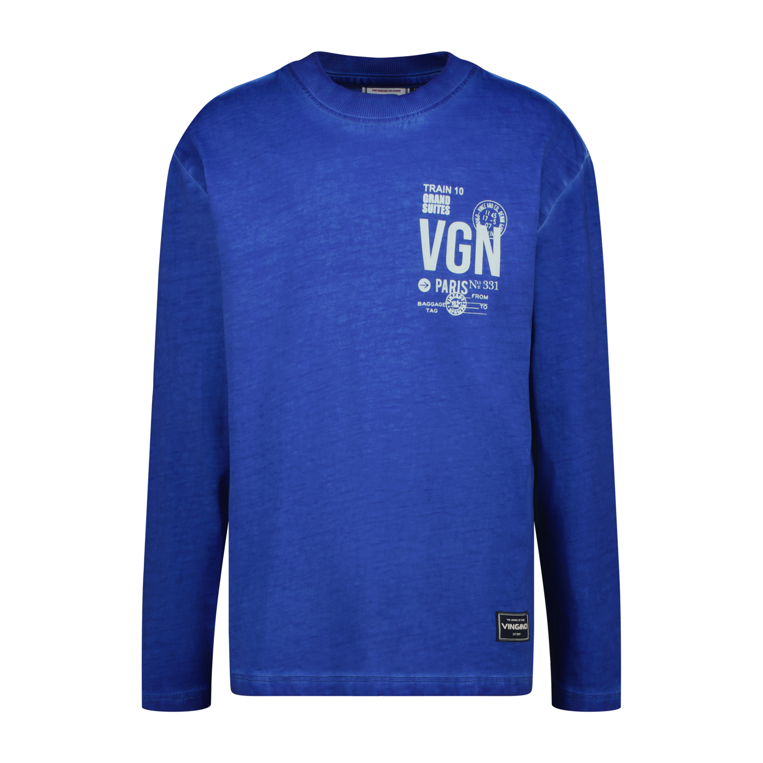 Vingino Jungen Langarmshirt  Hoff – street blue