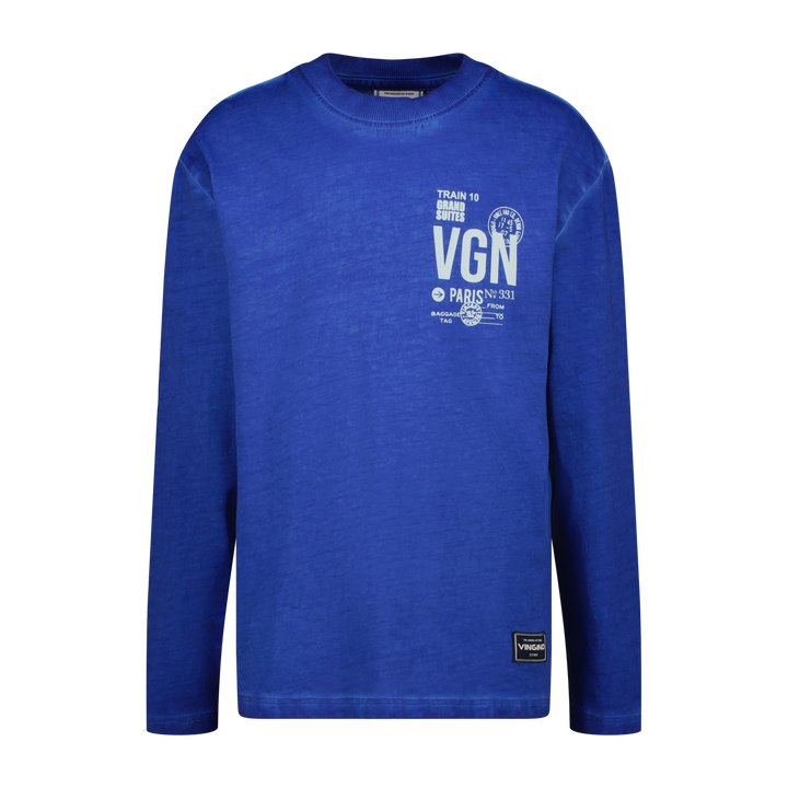 Vingino Jungen Langarmshirt  Hoff – street blue