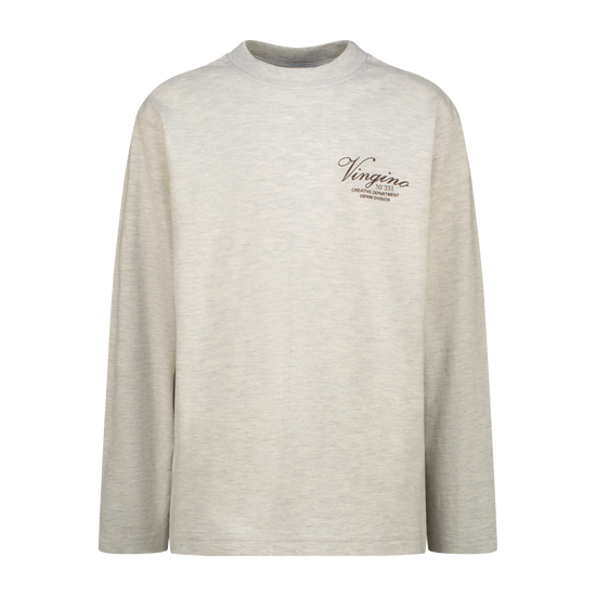 Vingino Jungen Langarmshirt Hendri – soft vanilla melee