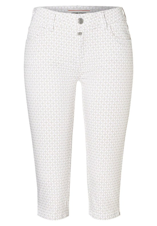 Timezone Damen Capri Hose AleenaTZ 3/4 - geometric print