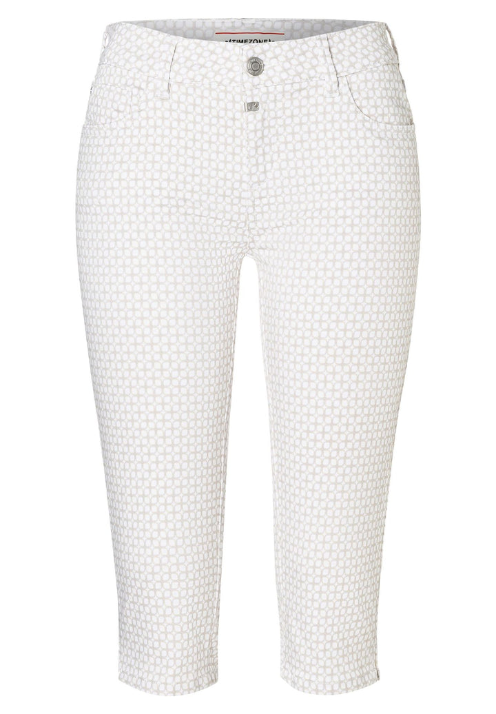 Timezone Damen Capri Hose AleenaTZ 3/4 - geometric print