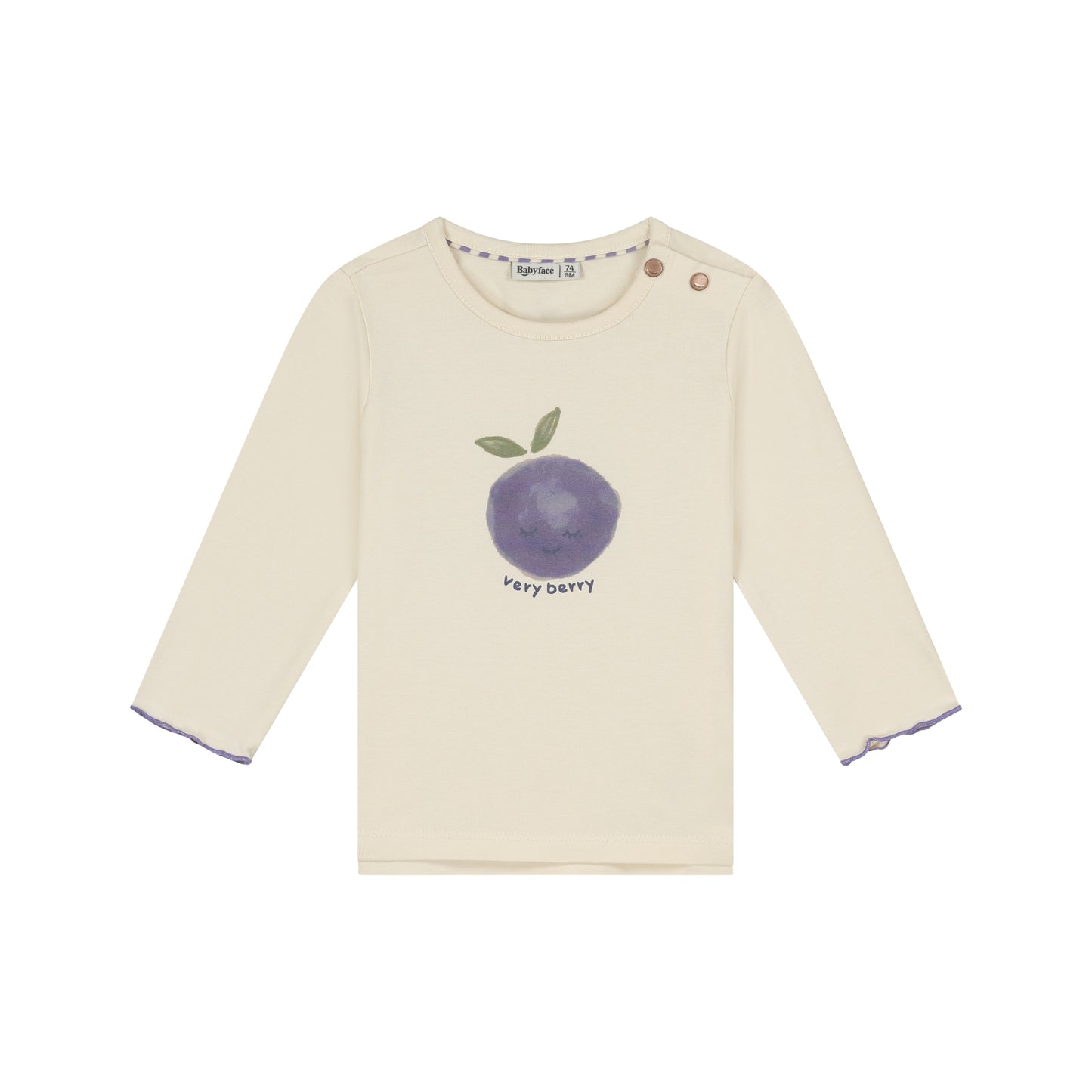 Babyface Baby-Mädchen Langarmshirt BBE26428600 – cream