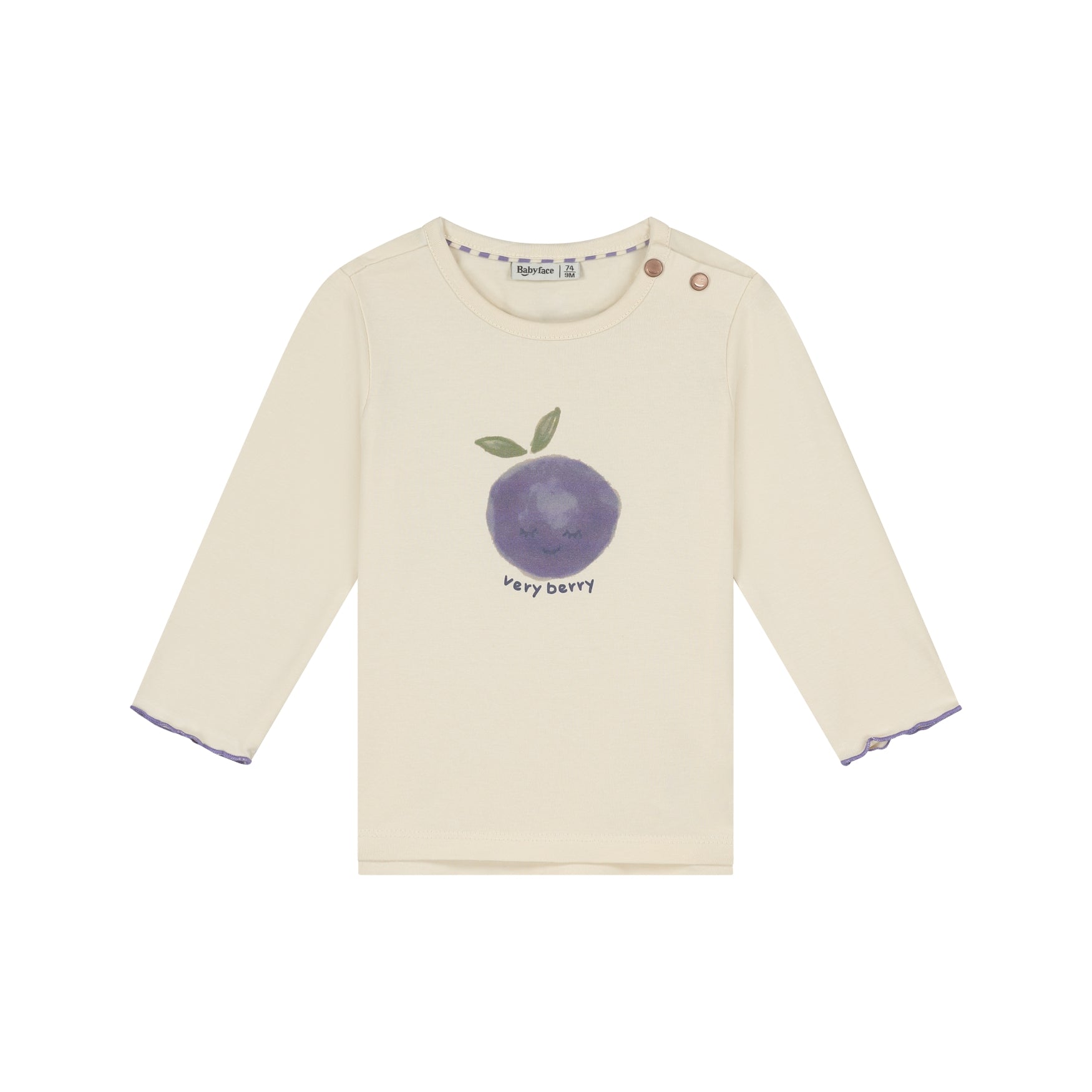 Babyface Baby-Mädchen Langarmshirt BBE26428600 – cream