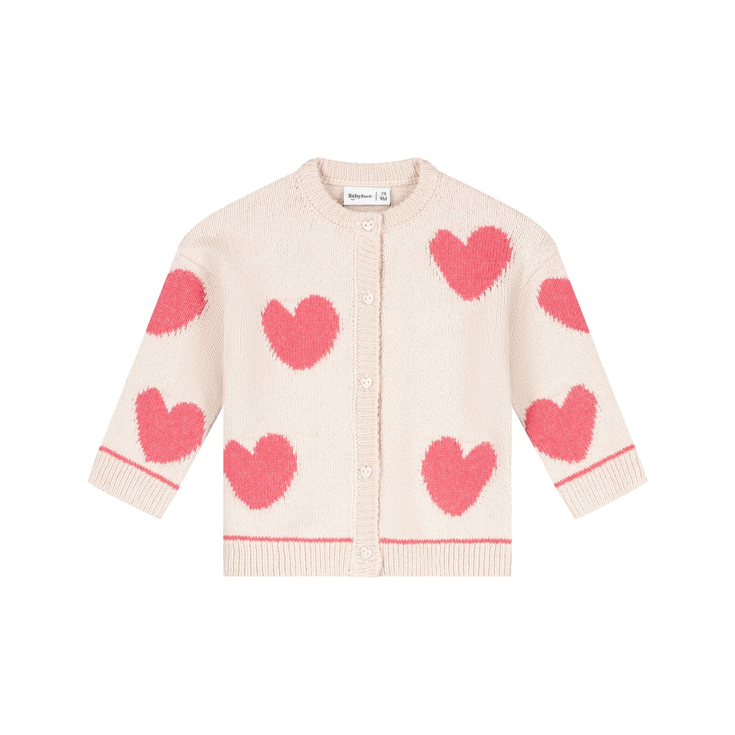 Babyface Baby-Mädchen Strickjacke BBE26528322 – light pink