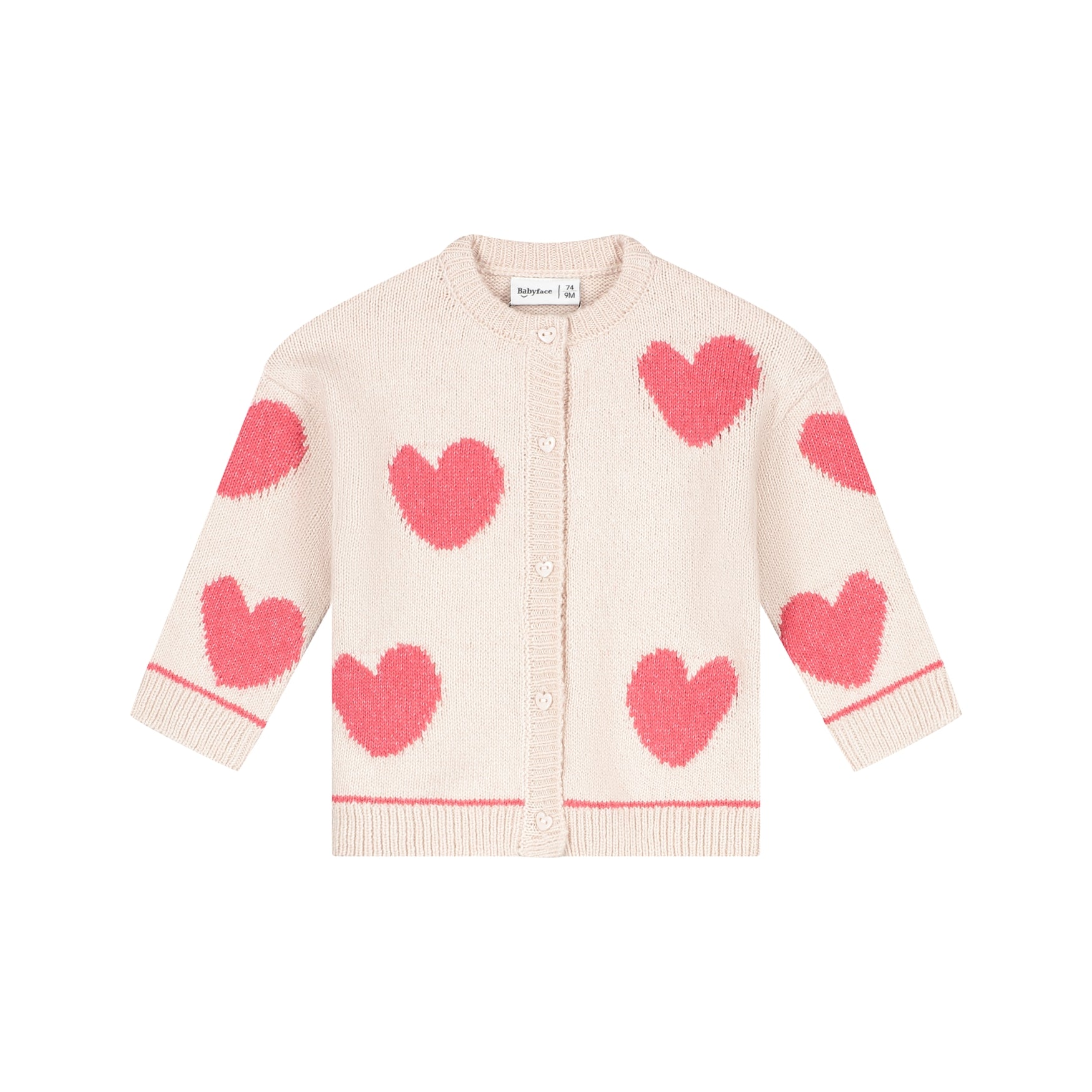 Babyface Baby-Mädchen Strickjacke BBE26528322 – light pink
