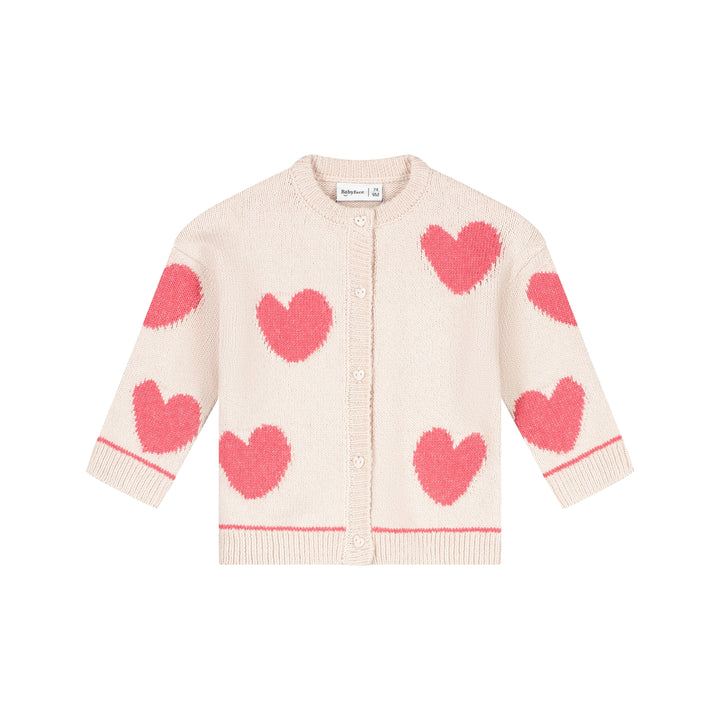 Babyface Baby-Mädchen Strickjacke BBE26528322 – light pink
