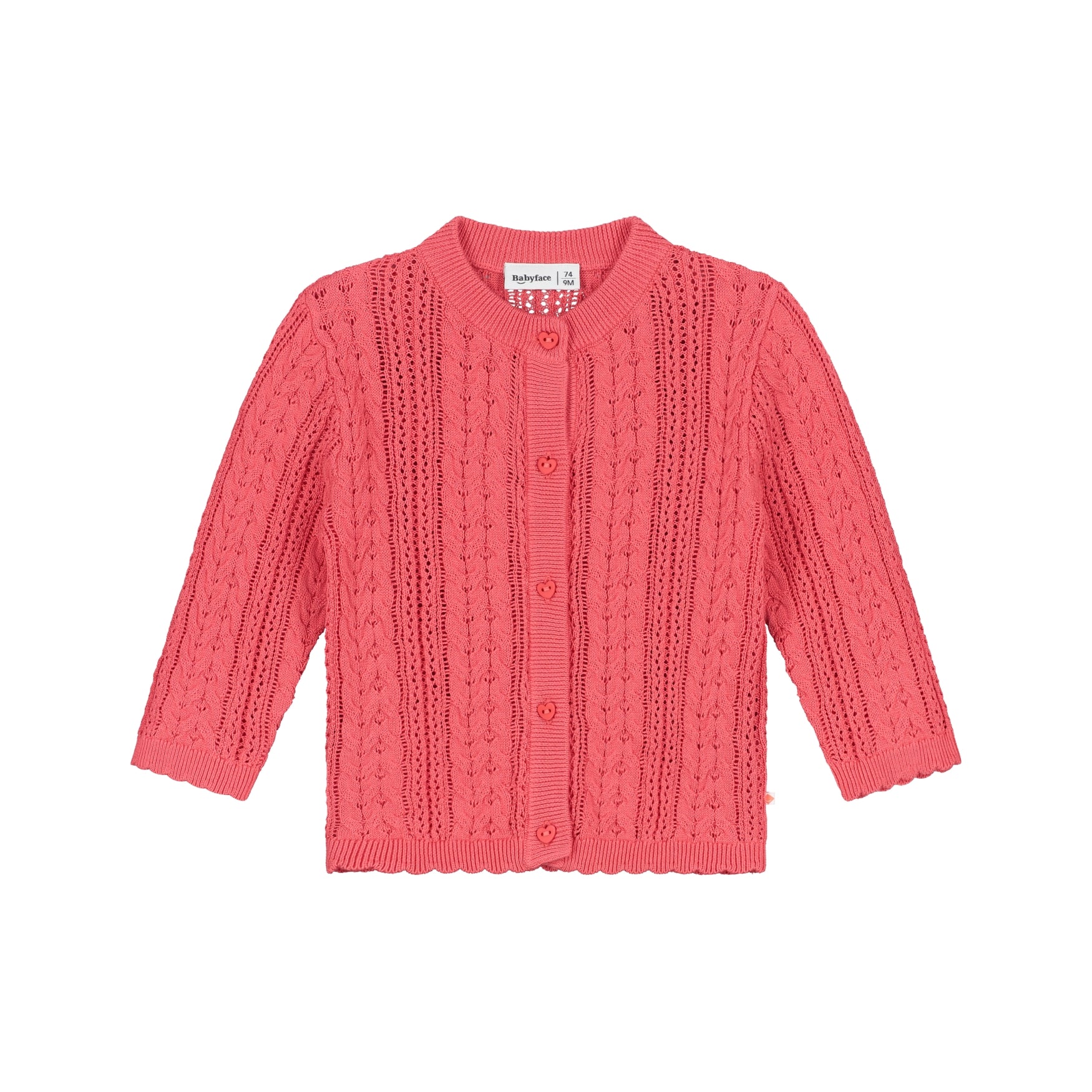Babyface Baby-Mädchen Strickjacke BBE26528324 – strawberry