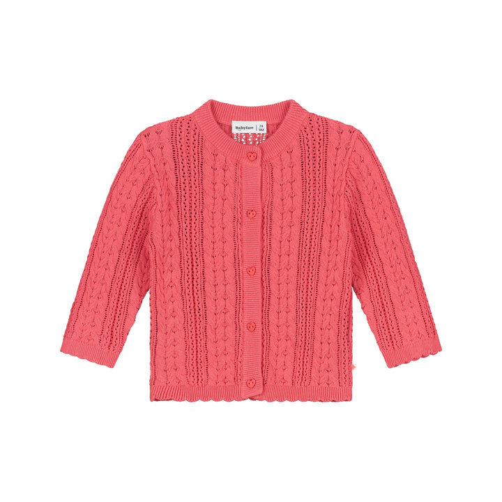 Babyface Baby-Mädchen Strickjacke BBE26528324 – strawberry