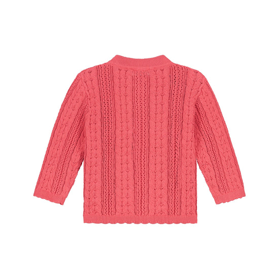 Babyface Baby-Mädchen Strickjacke BBE26528324 – strawberry