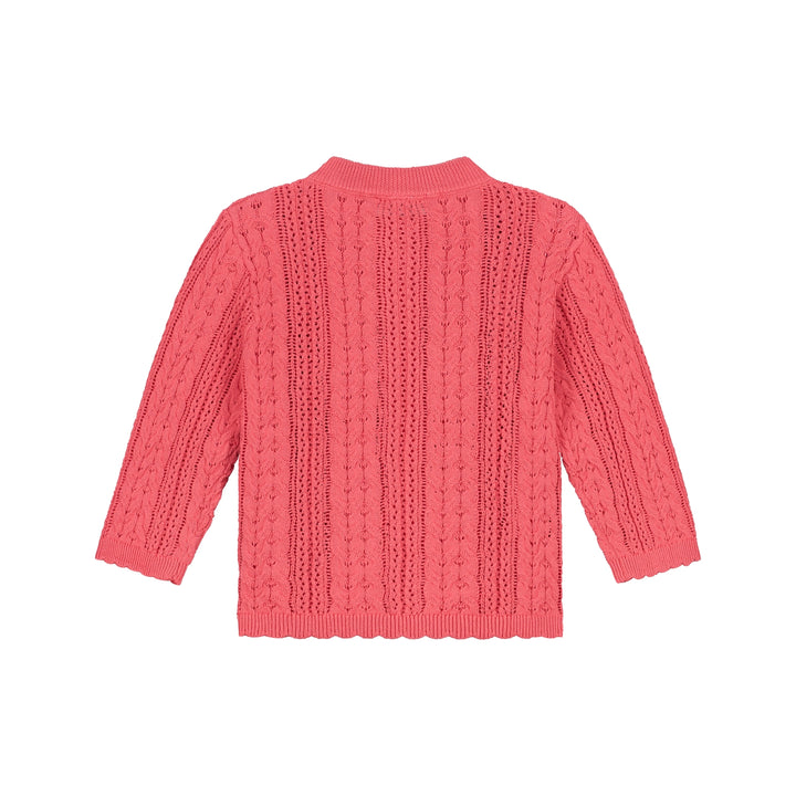 Babyface Baby-Mädchen Strickjacke BBE26528324 – strawberry