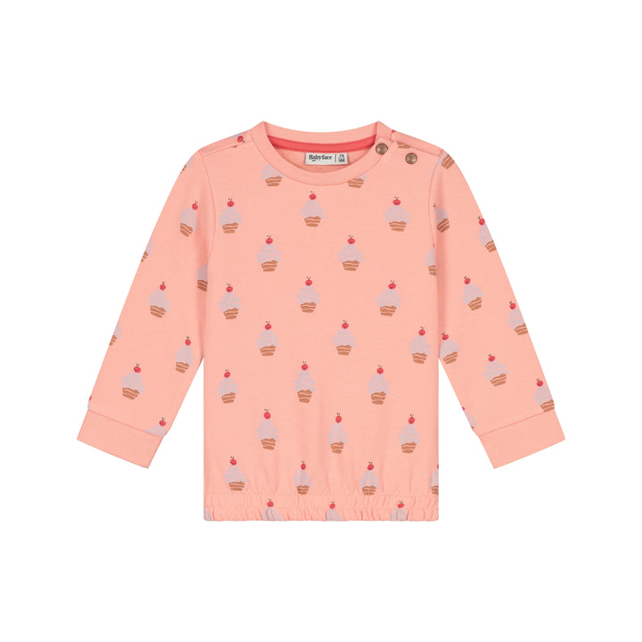Babyface Baby-Mädchen Sweatshirt  BBE26528422 – salmon