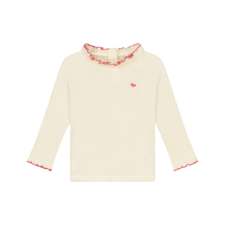 Babyface Baby-Mädchen Langarmshirt BBE26528624 – cream