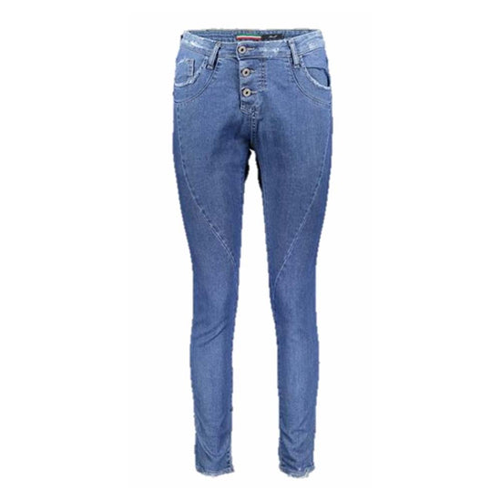 Please Damen Jeans Boyfriend P78A_BQ2N3Q - blu denim