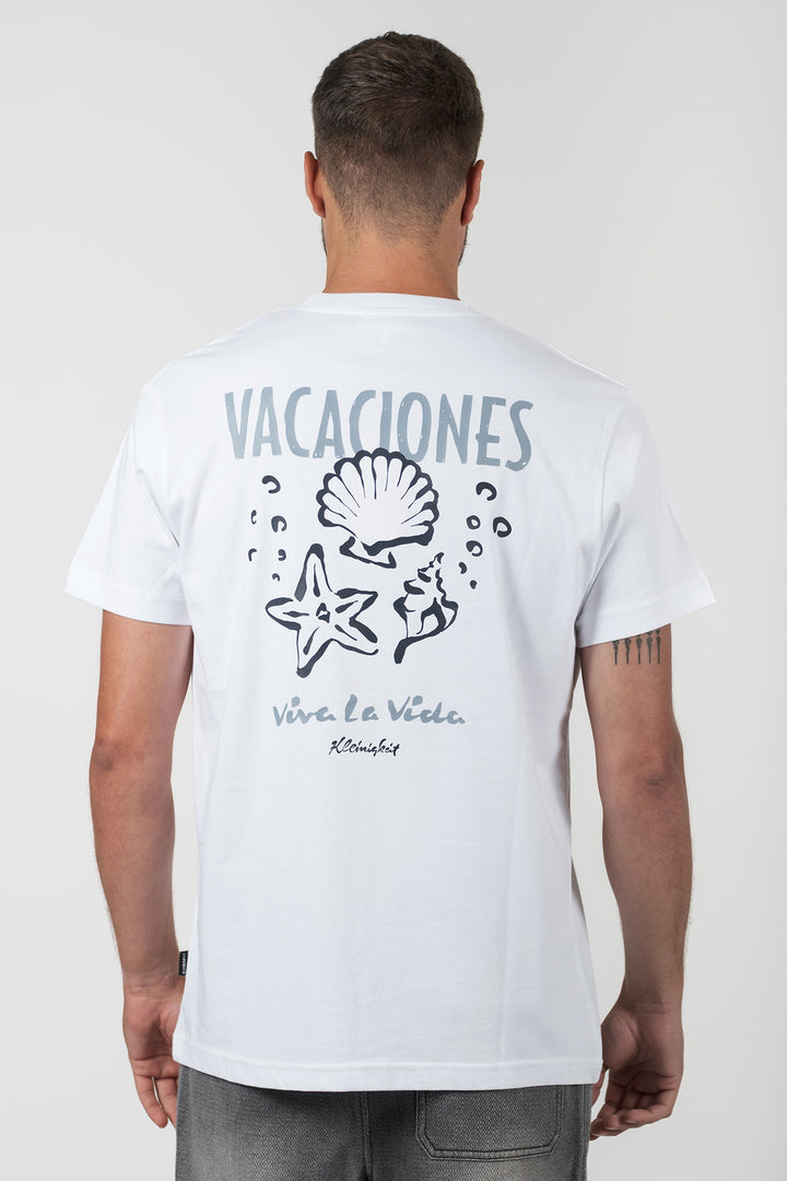 Kleinigkeit Herren T-Shirt Big Vacaciones Shirt Boys BTS-126-1340 – white