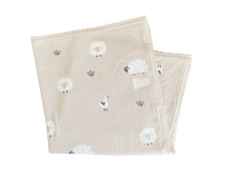 Hansekind Baby Unisex Strickdecke Wal