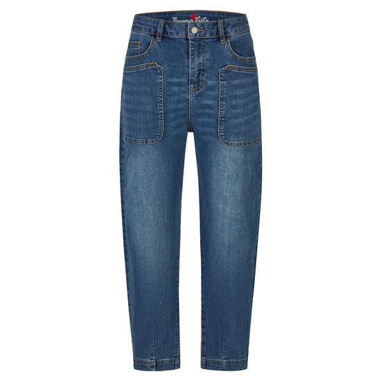 Buena Vista Damen Jeans Ballon-W Stretch denim