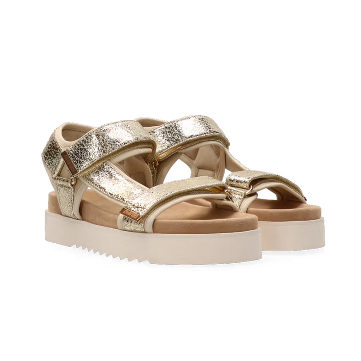 Maruti Damen Schuhe Sandale Beau Gold
