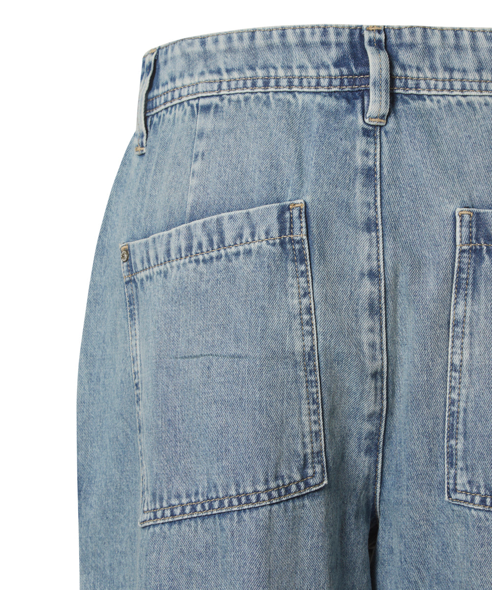 Timezone Damen Hose  CalviTZ 7/8 – blue utility wash