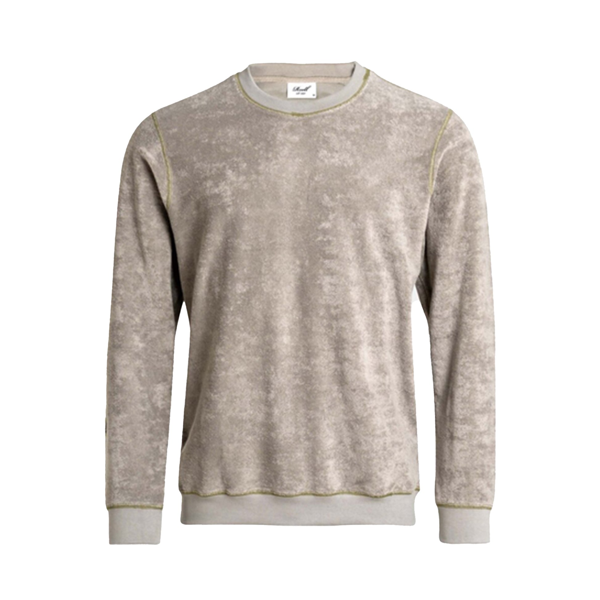 Reell Herren Sweatshirt Coverstitch Crewneck - shadow green