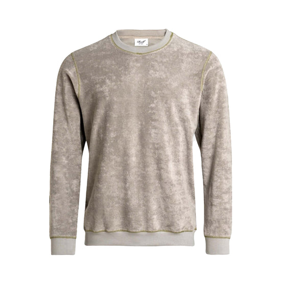 Reell Herren Sweatshirt Coverstitch Crewneck - shadow green