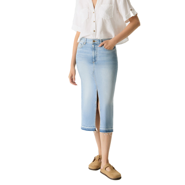 C.O.J. DENIM Damen Jeansrock EVELYN