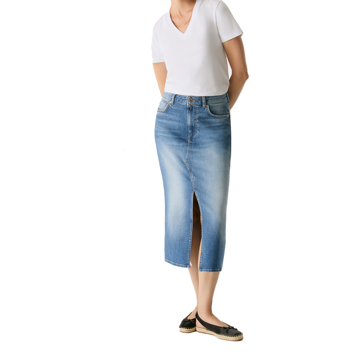 C.O.J. DENIM Damen Jeansrock EVELYN
