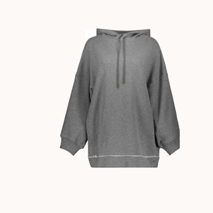 Please Damen Kapuzenpullover Oversize Long F0GCKP2000