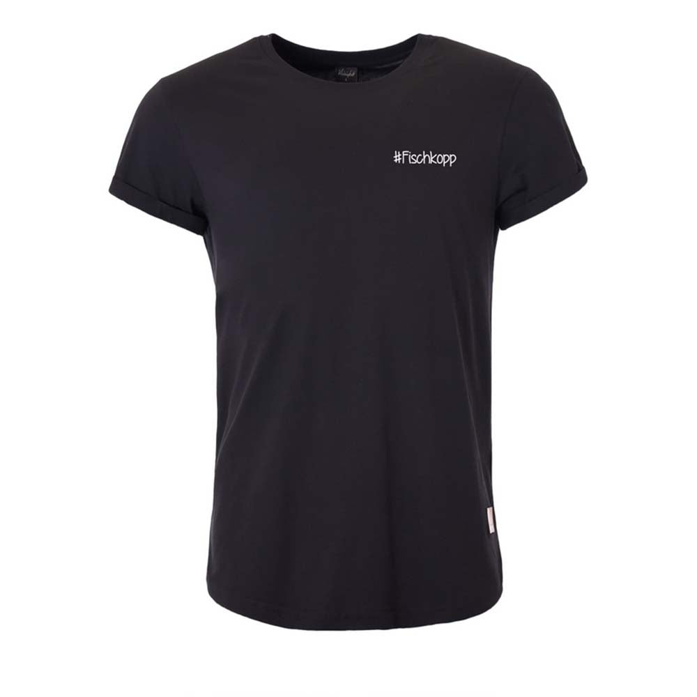 Kleinigkeit Herren T-Shirt Roundcut Shört #Fischkopp – black