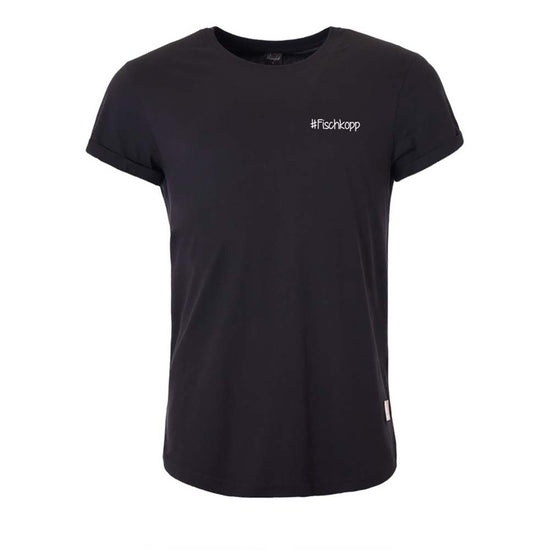 Kleinigkeit Herren T-Shirt Roundcut Shört #Fischkopp – black