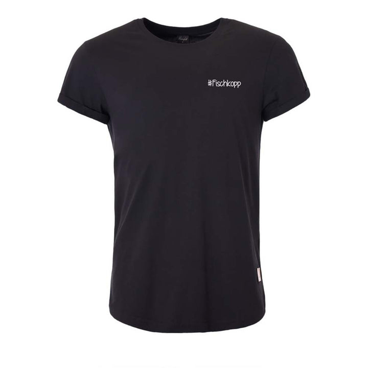 Kleinigkeit Herren T-Shirt Roundcut Shört #Fischkopp – black
