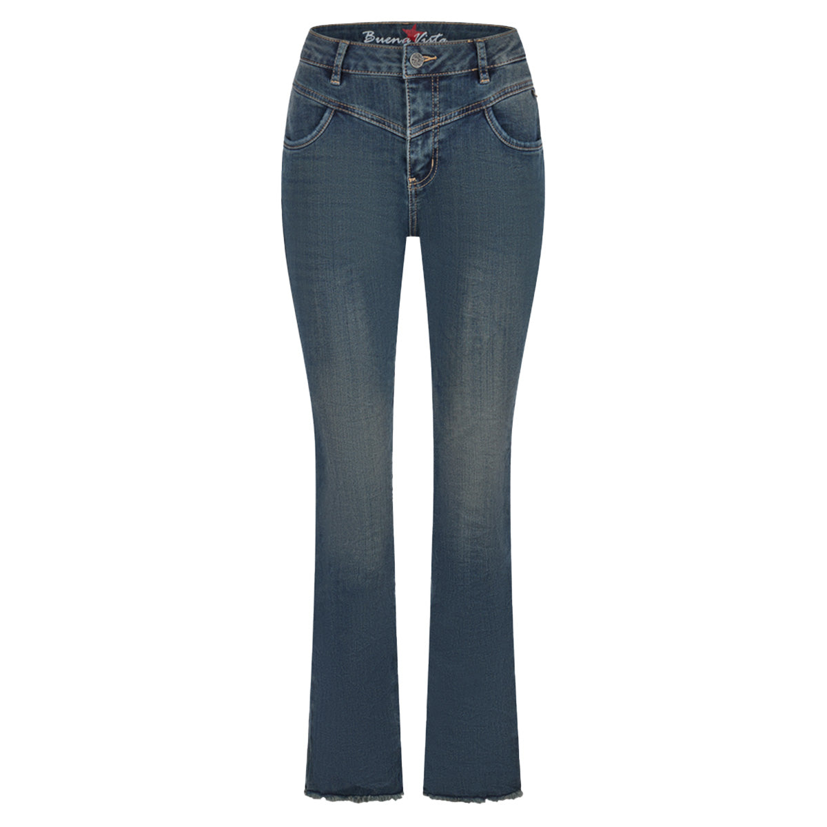 Buena Vista Damen Jeans Florida-B Bootcut stretch denim