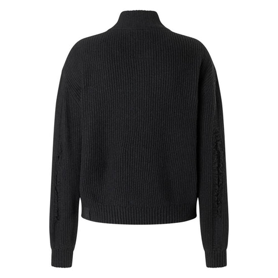 Timezone Damen Pullover  Fray Mock Neck