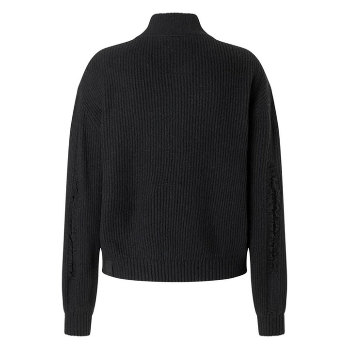 Timezone Damen Pullover  Fray Mock Neck
