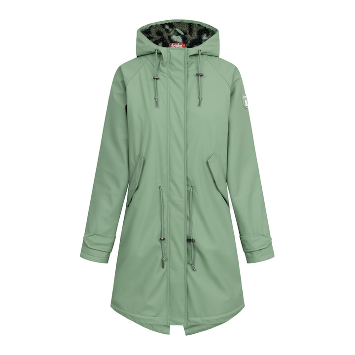 Derbe Damen Regenjacke Friese Tidaholm AS hedge green/leo