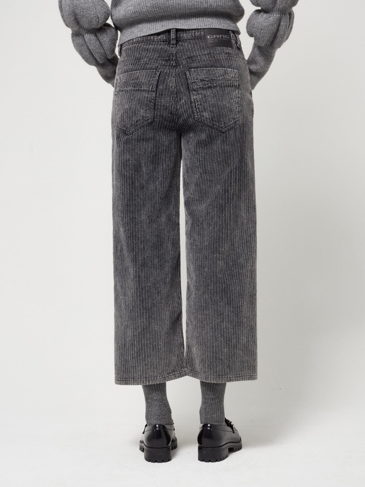 GANG Damen Hose 94CAROL CULOTTE - wide fit  – black brina