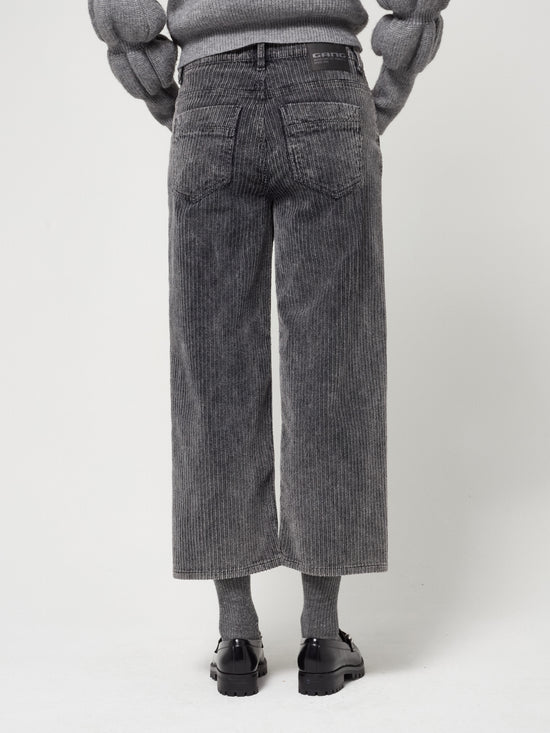 GANG Damen Hose 94CAROL CULOTTE - wide fit  – black brina