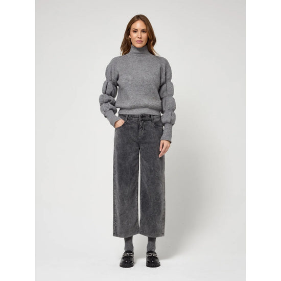 GANG Damen Hose 94CAROL CULOTTE - wide fit  – black brina